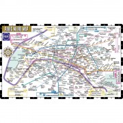Paris Tunnelbanakarta Streetwise